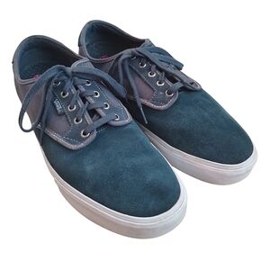 Men's Vans Chima Ferguson Pro Mirage Blue Canvas & Suede Shoes Size 13